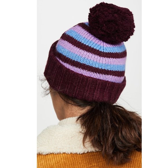 NEW KATE SPADE Heritage Stripe Beanie Hat main image 4